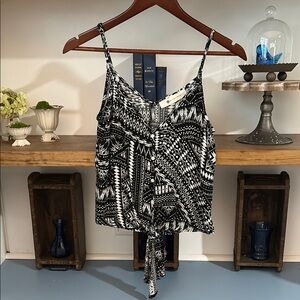 Stylish Black and White Women's Top